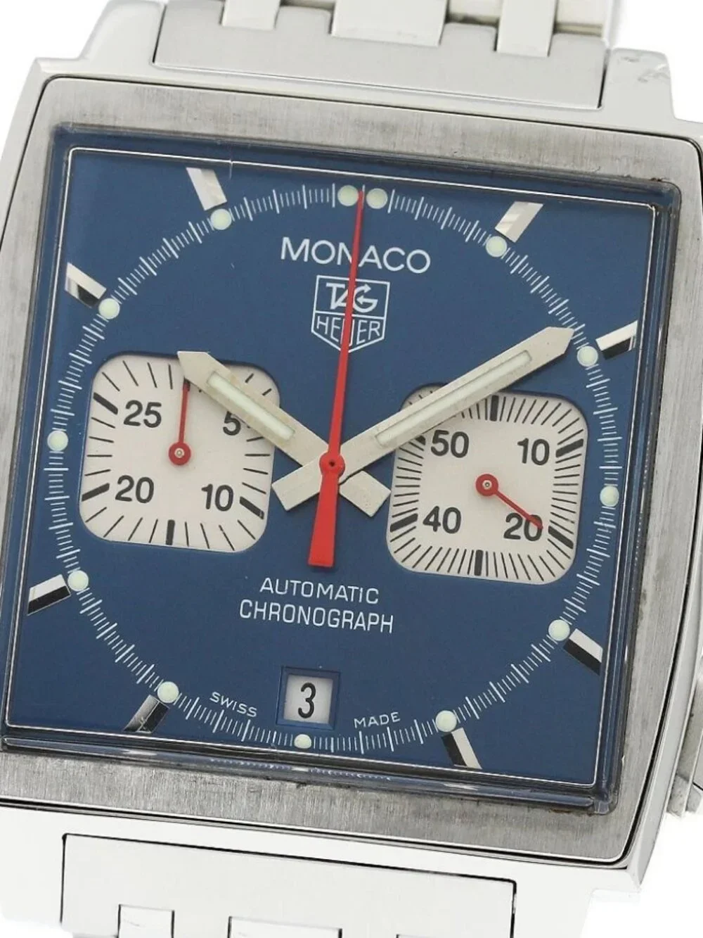 TAG HEUER Monaco CW2113.BA0780 Chronograph Automatic Men's Watch_959602